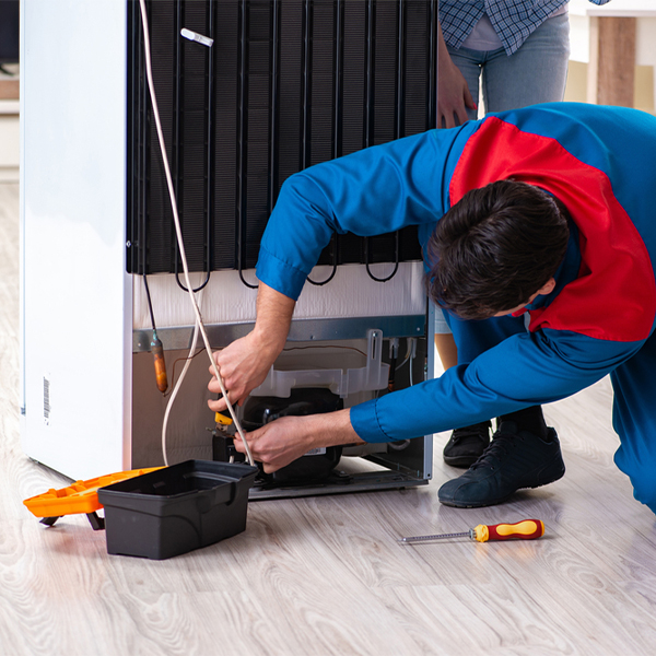 how much do you charge for refrigerator repair services in Hamilton GA